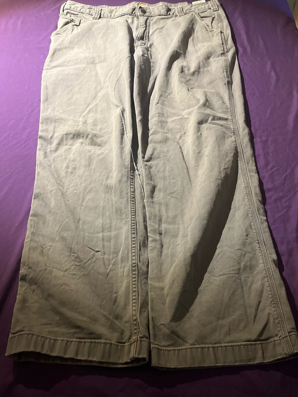 BAGGY Carhartt grey double knee trousers